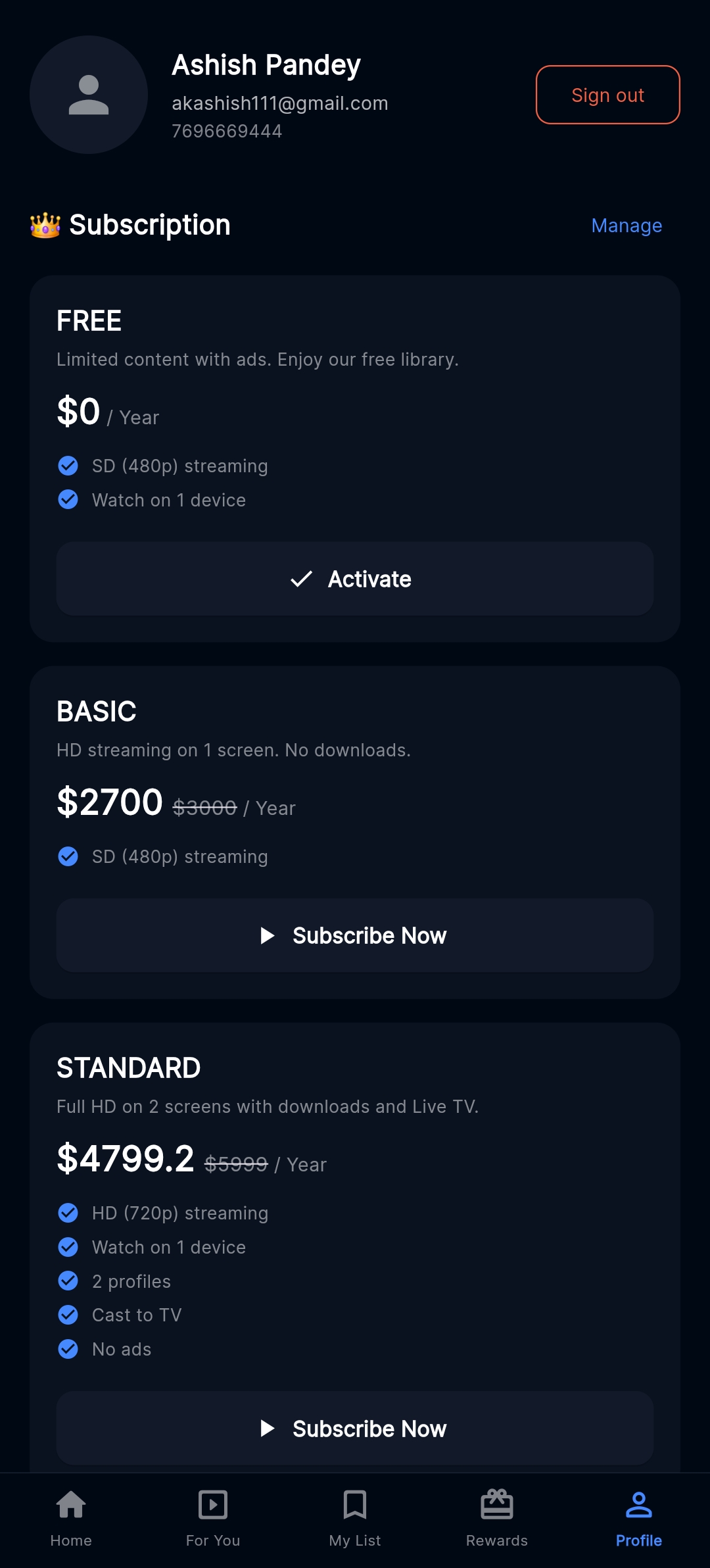 LimeShorts clone coin store and weekly and yearly subscription plans